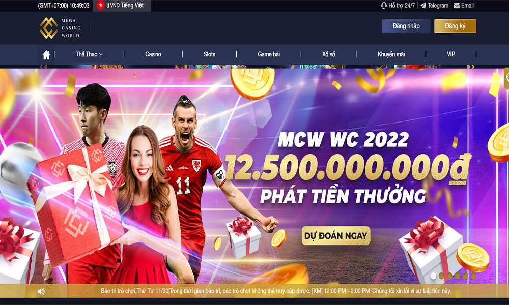 Mega Casino World Casinomcw cá cược trực tuyến hàng đầu châu Á
